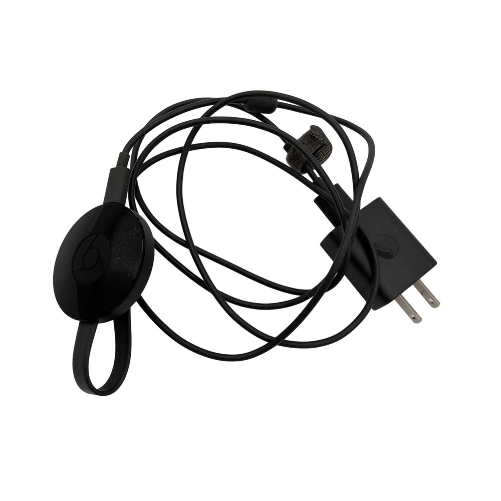 Google Chromecast 2nd Generation NC2-6A5 Black Digital Media Streamer with Power